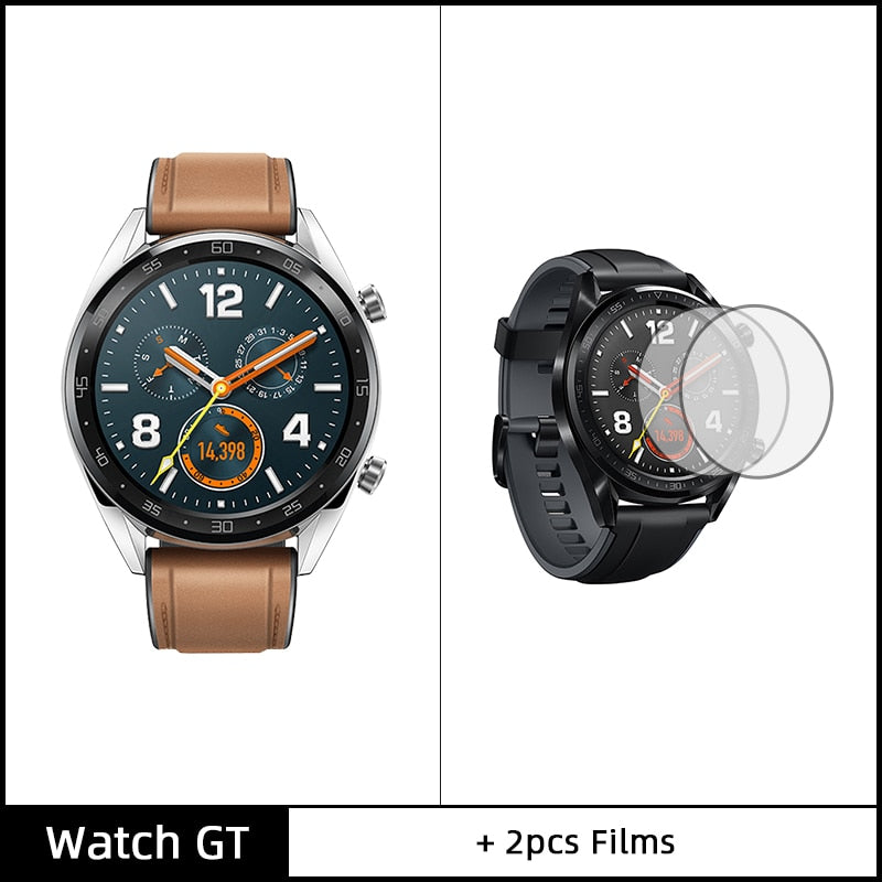 In Stock Global Version HUAWEI Watch GT Smart Watch 1.39'' AMOLED Screen 14 Days Battery Life 5ATM Waterproof Heart Rate Tracker