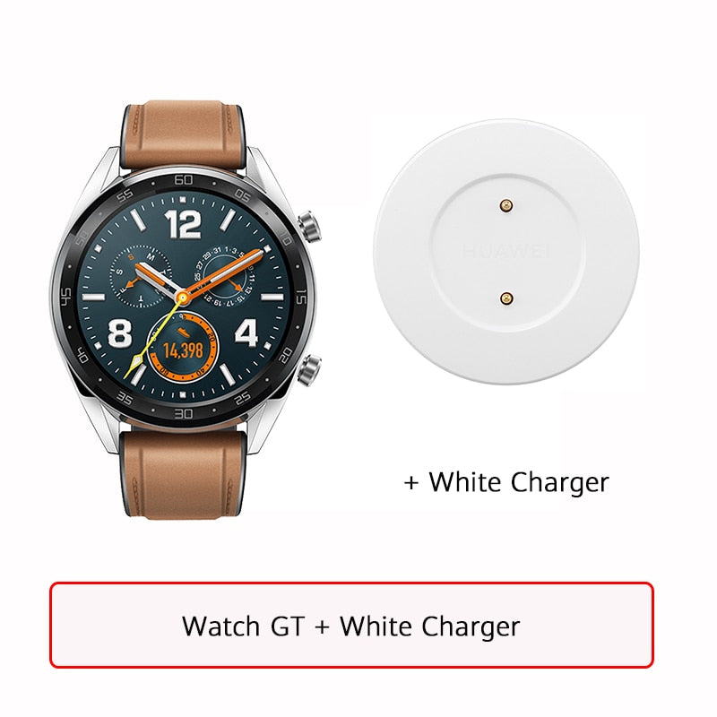 In Stock Global Version HUAWEI Watch GT Smart Watch 1.39'' AMOLED Screen 14 Days Battery Life 5ATM Waterproof Heart Rate Tracker