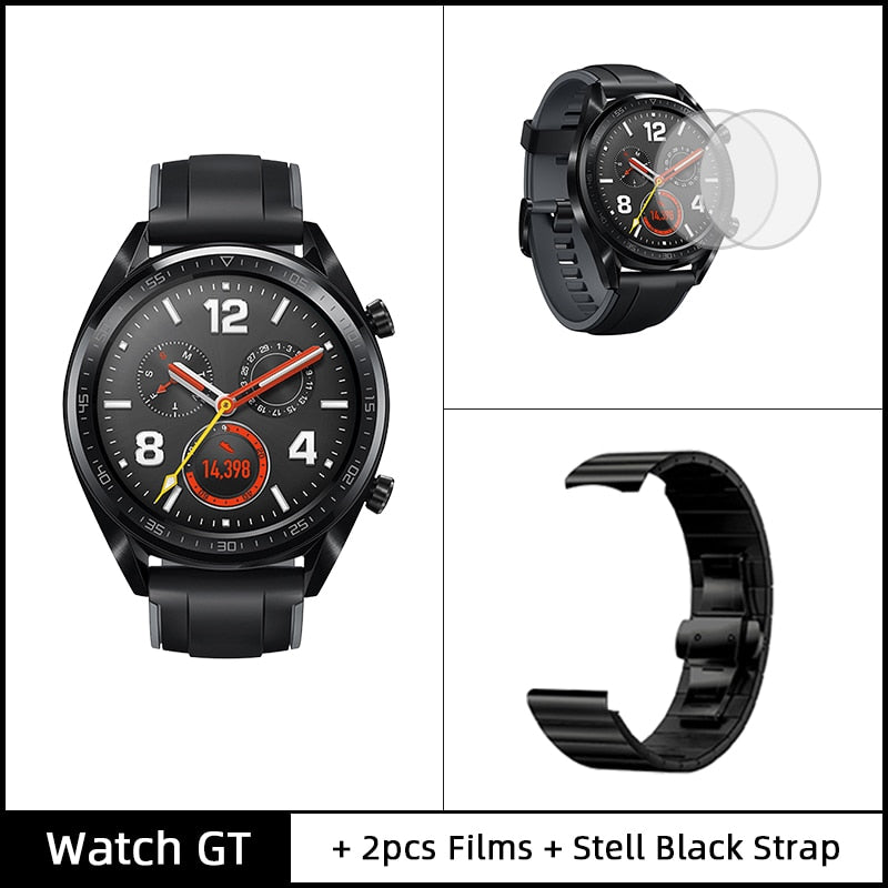 In Stock Global Version HUAWEI Watch GT Smart Watch 1.39'' AMOLED Screen 14 Days Battery Life 5ATM Waterproof Heart Rate Tracker