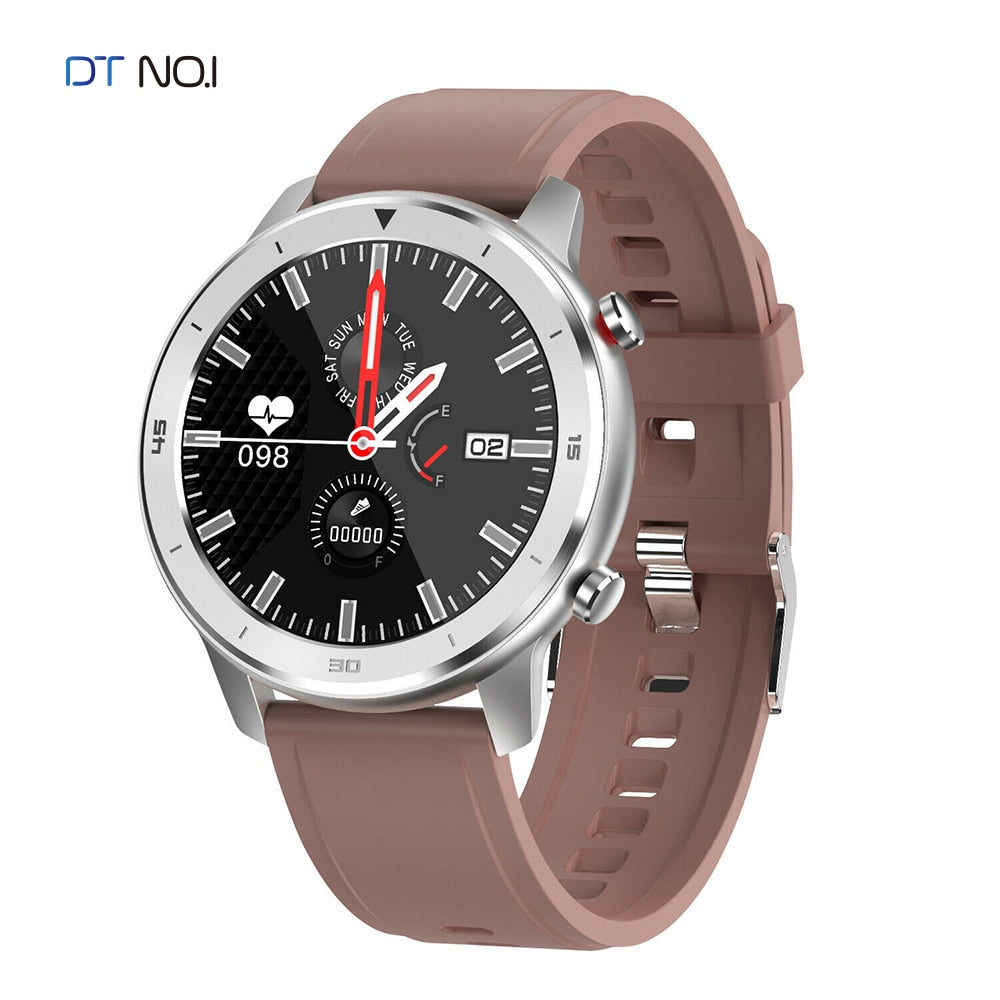 NO.1 DT78 Smart Watch IP68 1.3inch Sport Men Women Wearable Running track call reminder heart rate bluetooth music