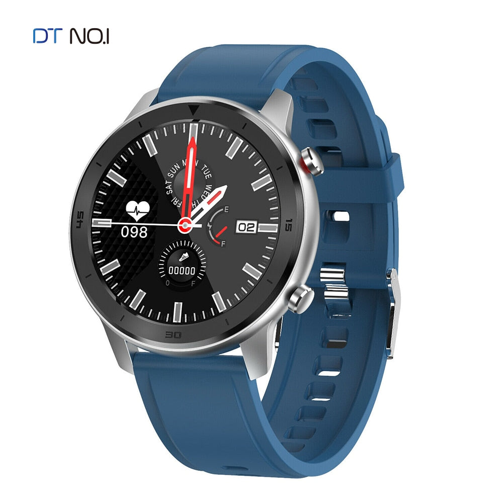 NO.1 DT78 Smart Watch IP68 1.3inch Sport Men Women Wearable Running track call reminder heart rate bluetooth music