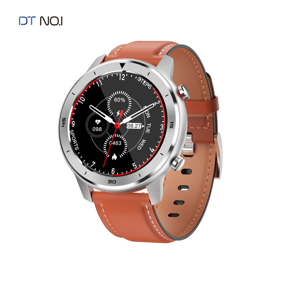 NO.1 DT78 Smart Watch IP68 1.3inch Sport Men Women Wearable Running track call reminder heart rate bluetooth music