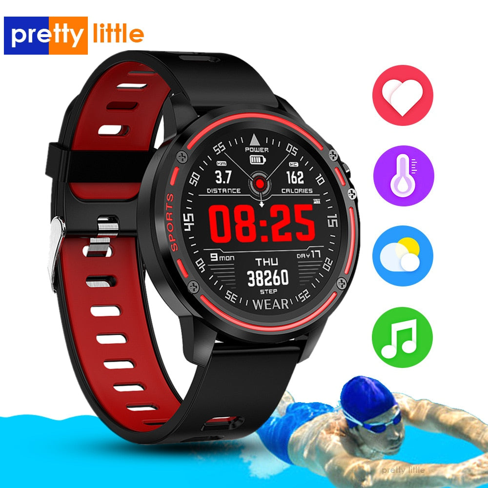 L8 relógio inteligente homem ip68 à prova dip68 água reloj hombre modo smartwatch com ecg ppg pressão arterial freqüência cardíaca esportes relógios de fitness