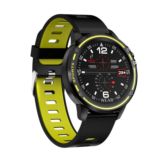 L8 relógio inteligente homem ip68 à prova dip68 água reloj hombre modo smartwatch com ecg ppg pressão arterial freqüência cardíaca esportes relógios de fitness