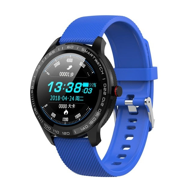 L9 ECG PPG Smart Watch Men Bluetooth Watches t Smartwatch IP68 Waterproof  Heart Rate Blood Pressure reloj Facebook Display