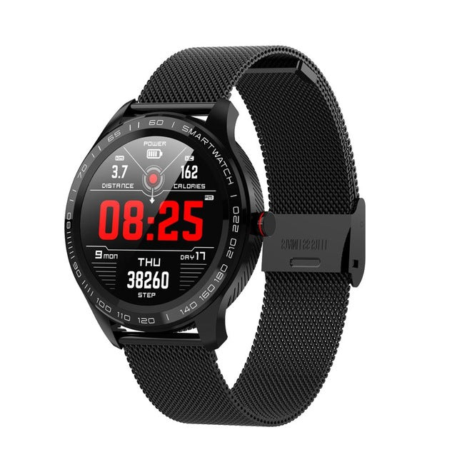 L9 ECG PPG Smart Watch Men Bluetooth Watches t Smartwatch IP68 Waterproof  Heart Rate Blood Pressure reloj Facebook Display