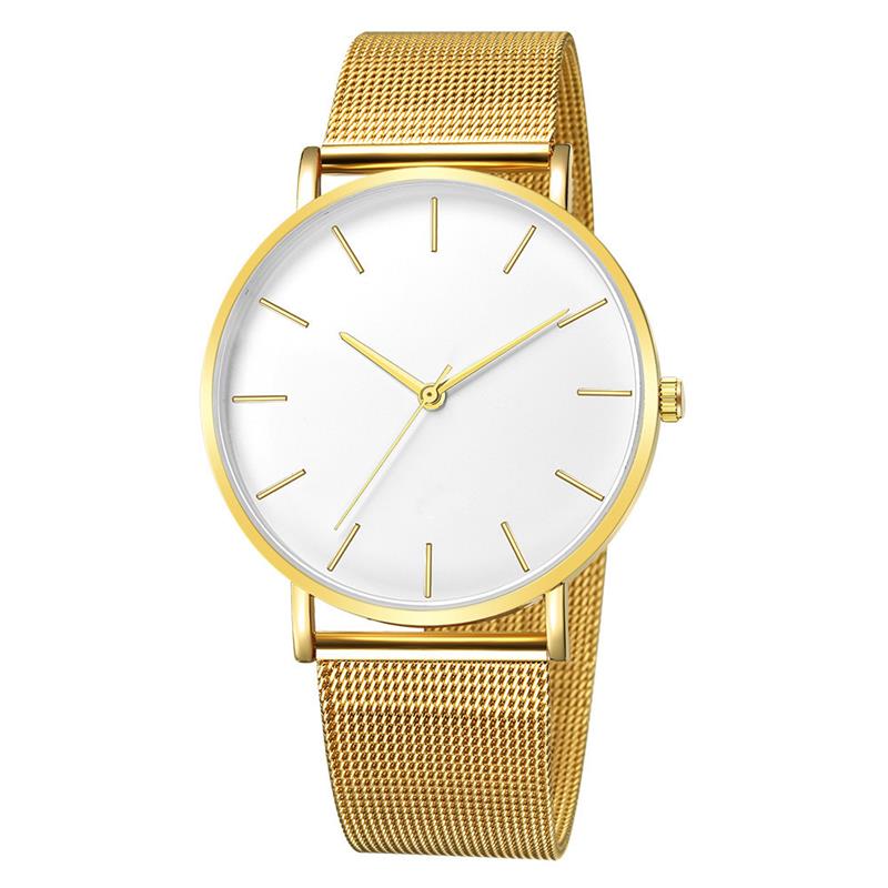 2020 Montre Femme Modern Women Watch Fashion Black Quartz Wristwatch Women Mesh Band Simple Watches Luxury Ladies Reloj Mujer